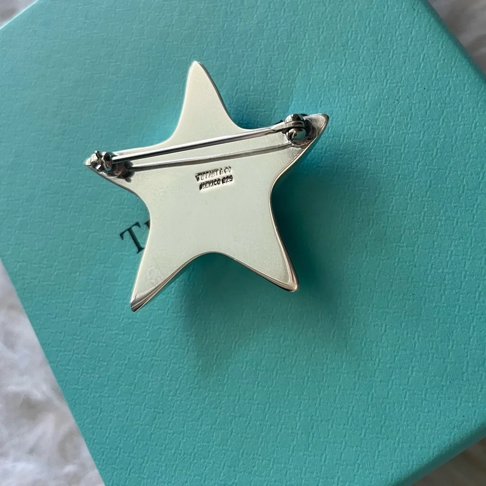 Tiffany and Co. Star Brooch Pin - Picture 10 of 11